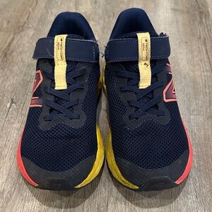 New Balance Kids' 2Y Navy, Light Orange, Pink Sneakers
